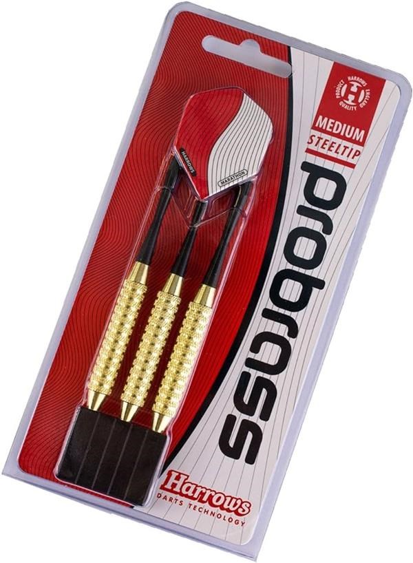 SET 3 DARDI PRO BRASS MEDIUM PUNTA IN ACCIAIO