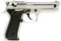 BERETTA 92 CAL. 9 PISTOLA A SALVE INOX CROMATA